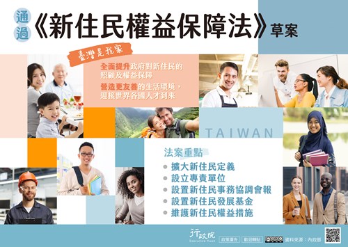 「新住民權益保障法草案」