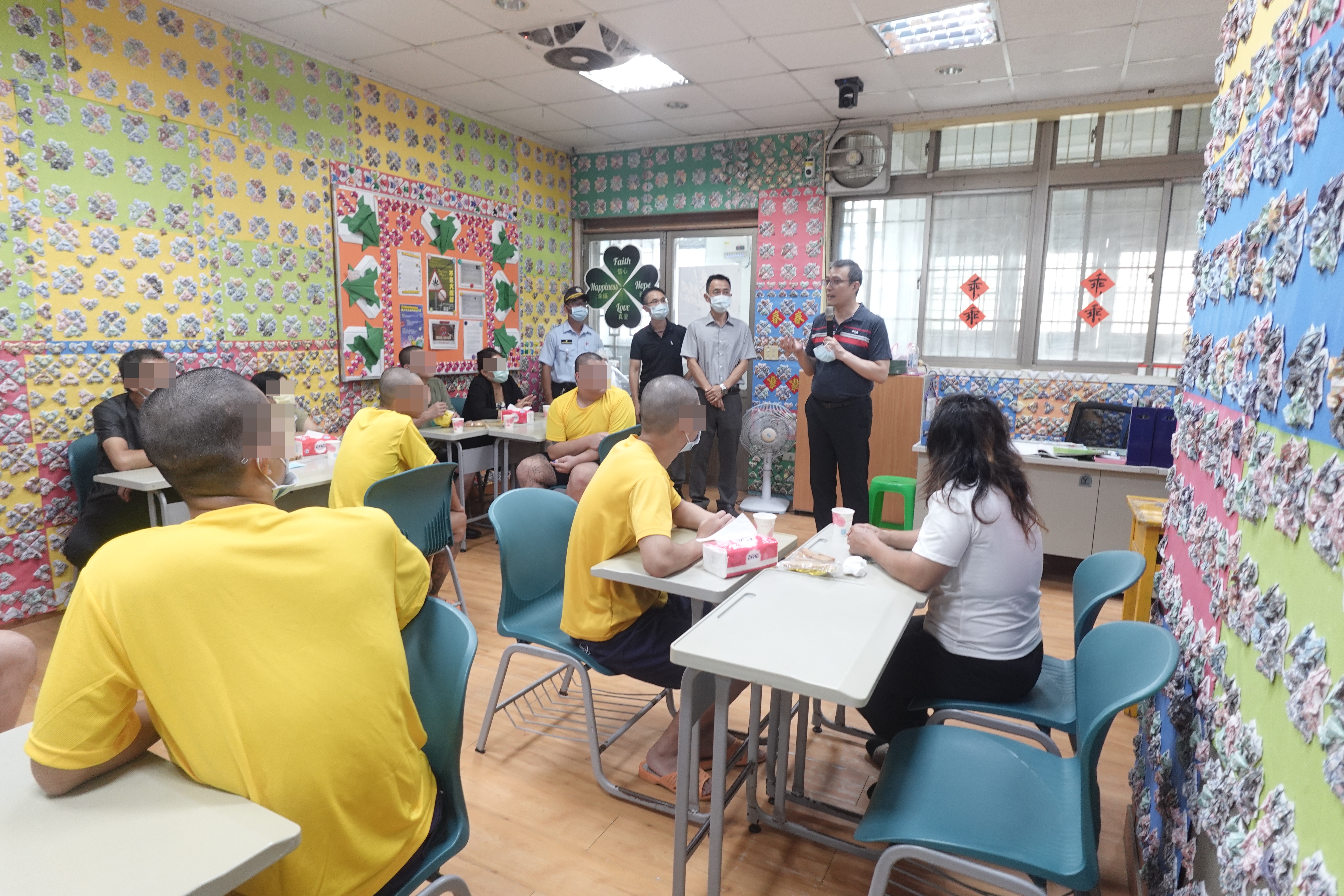 李所長勉勵收容少年