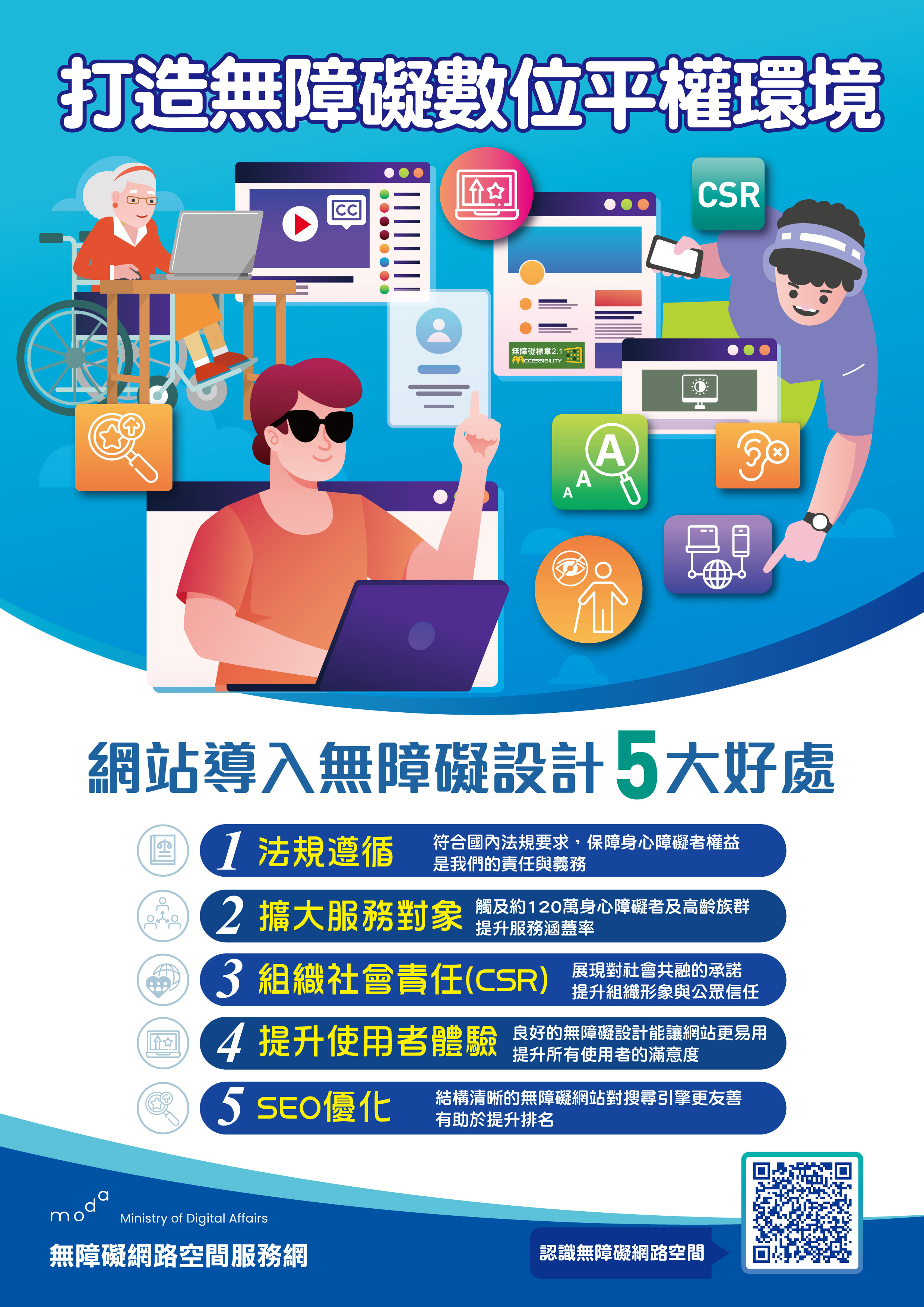 打造無障礙數位平權環境