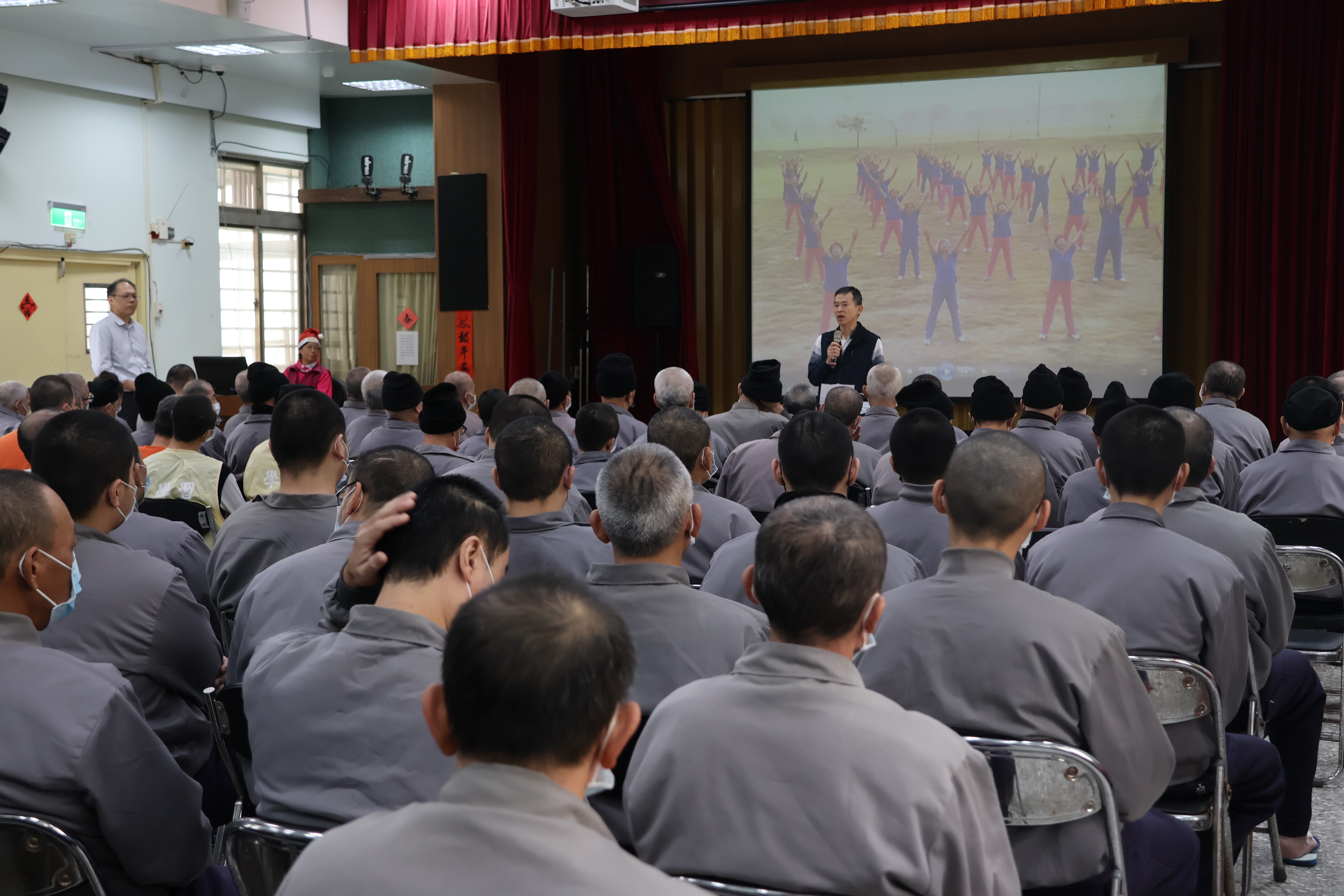 吳秘書感謝志工蒞所關懷收容人